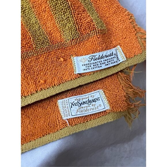 Vintage YSL Hand Towels 1970s - Picture 4 of 6